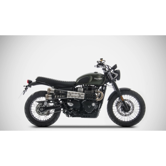 Pô Zard Triumph Street Scrambler 2017/19 - Slip On N.2 Silencers