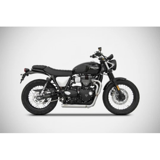 Pô Zard Triumph Street Scrambler 2017/19 - Full Kit 2>1 Cross
