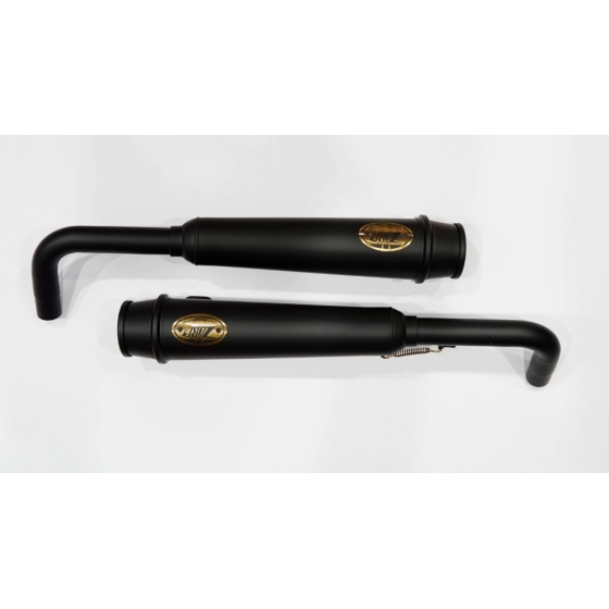 Pô Zard Triumph Bobber - Slip On N.2 Silencers phiên bản Black Coating