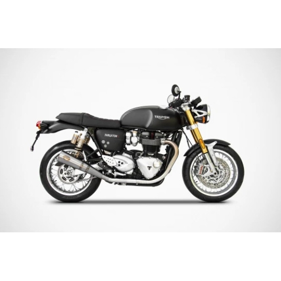 Pô Zard Triumph Thruxton R - Slip On N.2 Silencers Conical