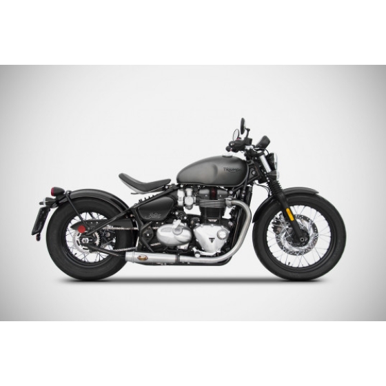 Pô Zard Triumph Bobber - Slip On N.2 Silencers phiên bản Stain Steel