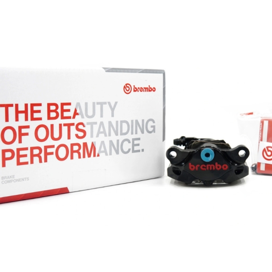 Heo thắng Brembo Billet 2 piston Đen